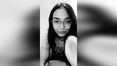 female caressing IN FRONT OF THE SECURITY CAMERA