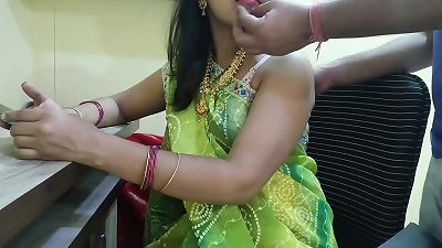 Indian scorching dame incredible hard-core hot romp with Office Boss!