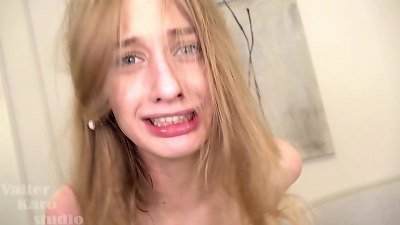 NEW! Sasha Paige Takes massive penis in ass - ass-fuck orgasm - anal Gape