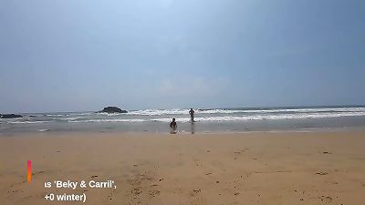 At naturist beach