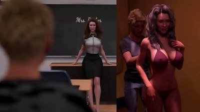 A mommy and wife Epi 13 spectacular wifey supreme good and sweet instructor meets her student in hotty parlor