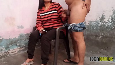 The tutoring chick took the test of her student's prick