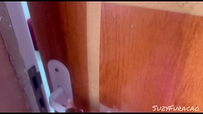 buddy jerks in the next apartment and I can't resist the temptation.