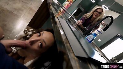 TABOOHEAT Sneaking Around with My Stepmom's sizzling chinese pal Kaya Knight