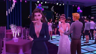 schoolgirl sucks Professor's stiffy At Prom - (My Art instructor - scene 6) - Sims 4 - 3 dimensional anime porn