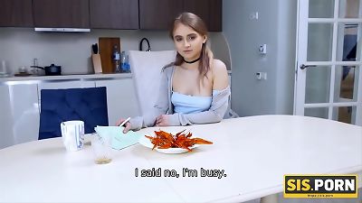 SIS.PORN. chick chooses experienced stepbro as paramour because he can help with math