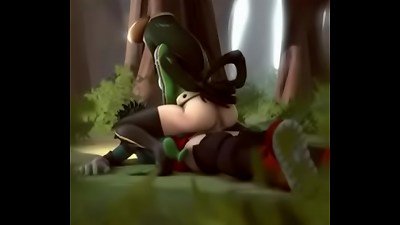 Tsu and Midoriya forest screw (Greatm8)