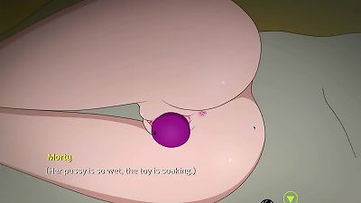 Rick and Morty: A Way Back Home - poking Beth in the booty