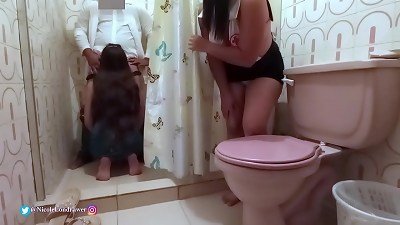 Nurse finds the medic smashing a patient in the clinic douche / PART 1 / NicoleLondrawer / Chiquicandy