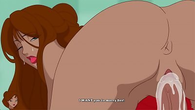 Milftoon Drama - black-haired milf has fucky-fucky with daughter's boyfriend ( Janet scenes)