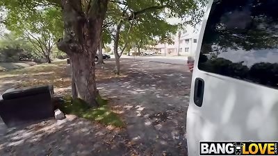 crazy woman hops on The Bus Johnny Love, JC Wilds