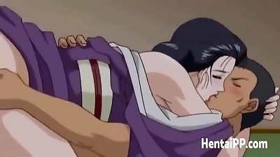 hentai Mom-I-would-Like-to-Fuck tear up In threesome (Hentai uncensored )
