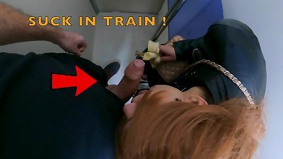 nymphomaniac Married wife suck Unknown guy in Train!