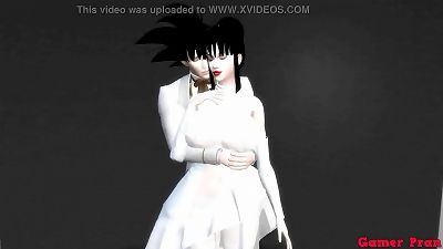 Dragon Ball porn Epi twenty-six The Wedding of Goku and his wifey Chichi extrimely romantic but finishes in Netorare wife banged like a slut hotwife husband Dragon Ball porn hentai