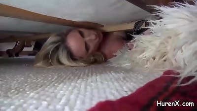 stepmom stuck under bad