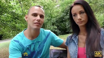 HUNT4K&period; tart glazed in jizz after lovely fuck-a-thon for money with rich fellow