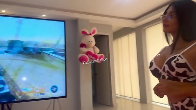 You have to decide if you're going to keep playing or pound my sweet, super-hot pussy.