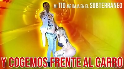 my uncle gets me off the subway and ravages me in front of the cars