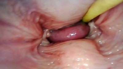 awesome internal POV. CAMERA inside HER labia WHILE I pack HER WITH spunk