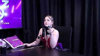 Within bdsm she doesn't do "that", but the Golden Shower... - Evelyn Zain (SHEER/RED)