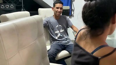 I pulverize my stepbrother and he ejaculates inside my labia