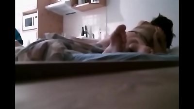 Hidden camera: my sister's arse heads up and down
