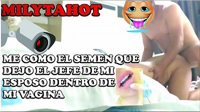 HIDDEN CAMERA WITH MY HUSBAND'S boss FINAL PART?