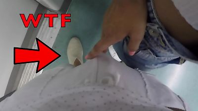 Stepsister seduce a Stranger Unknown dude on a Public Train!