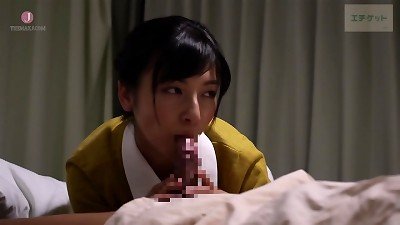 Secret night examination of a magnificent nurse