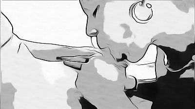 I invited a brunette who lives next door to have hump with me