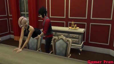 Naruto Cap one naruto tries to seduce tsunade and can not sasuke is nailing sakura in the dining apartment anal hook-up as she loves it completes up inwards