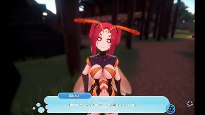 Monster chick Island [Monthly Patreon choice anime game] Ep.9 fuck-a-thon girl beautiful dance