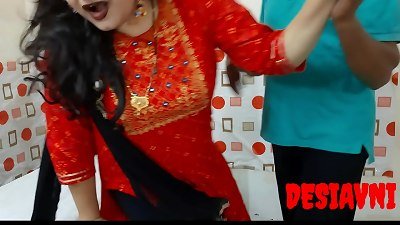 desi avni madam hard plowed by peon on the office table